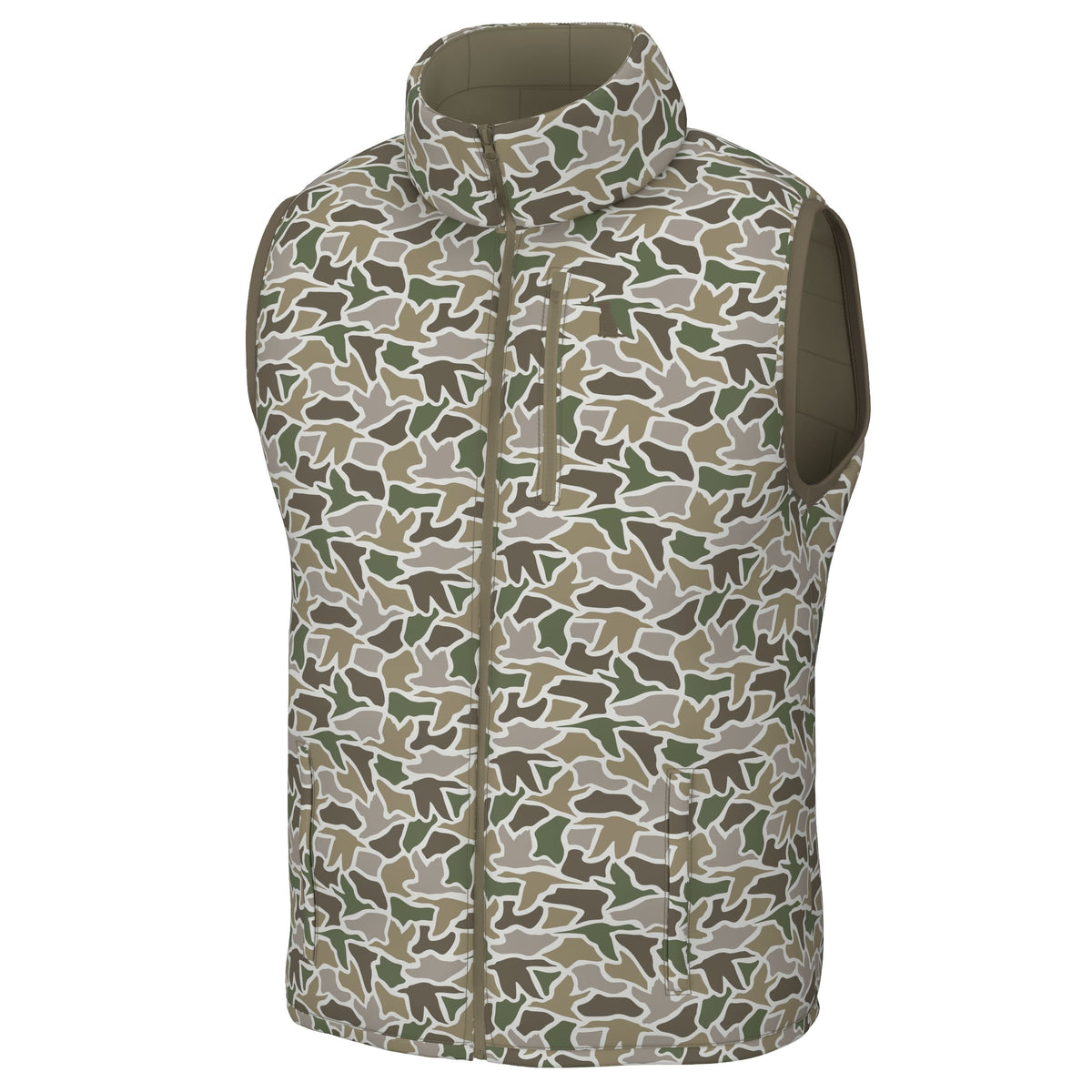 Duck Down Vest - Duck Camo