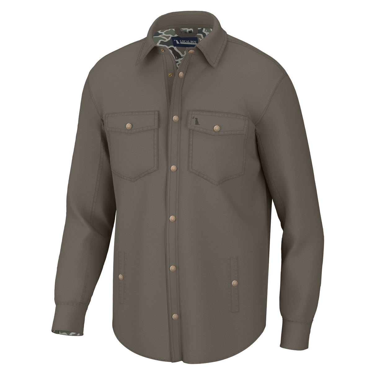 Sportsman Shacket - Mud Dog and Moon