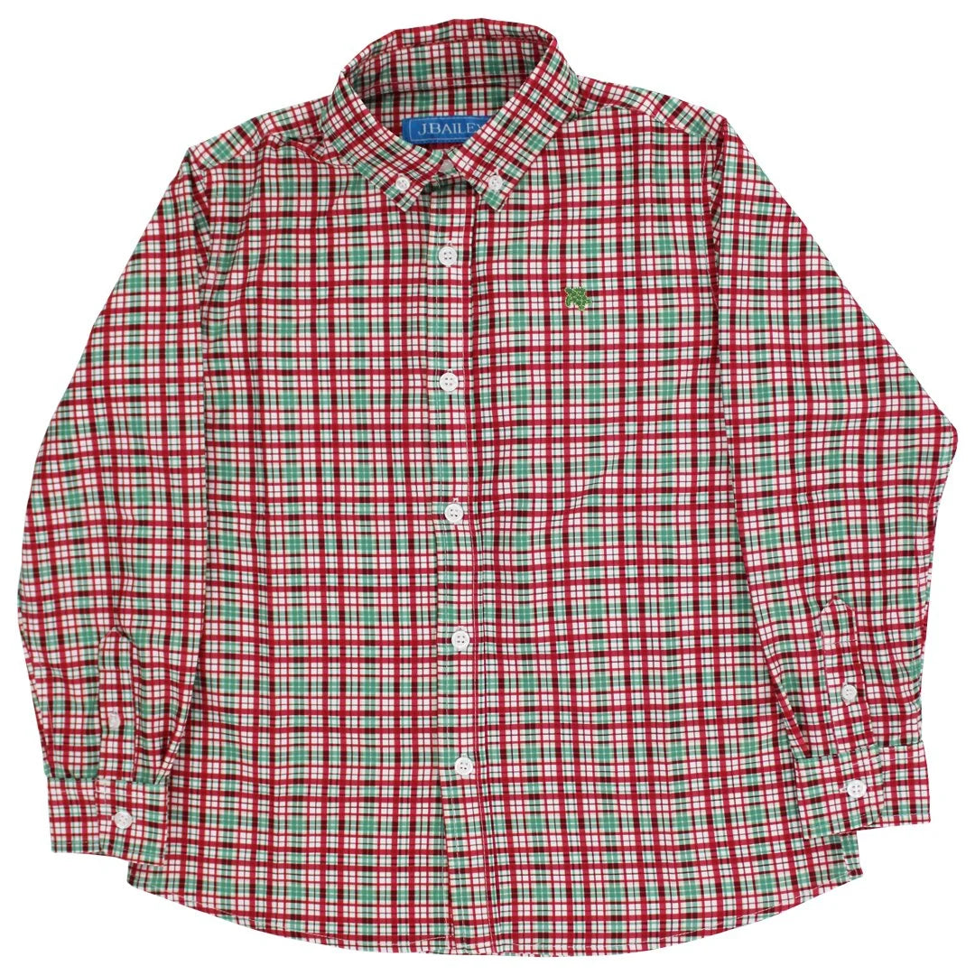 Performance Roscoe Button Down Shirt - Jolly Plaid