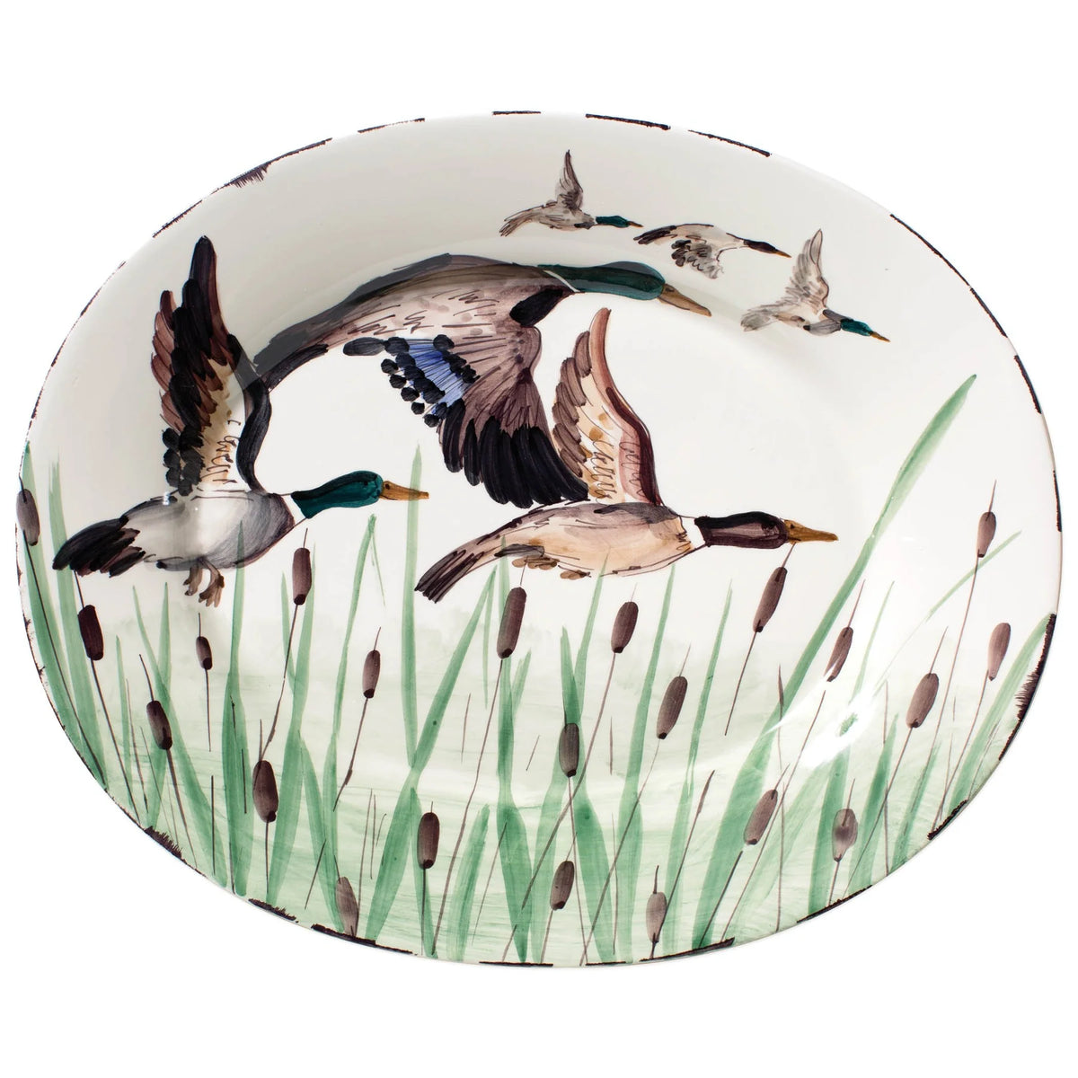 Wildlife Mallard Oval Platter