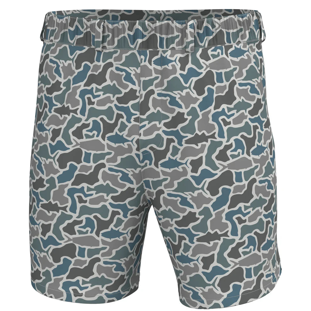 Youth Volley Short - LCM Fish Camo