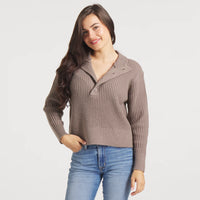 Massey Chunky Sweater - Burnt Taupe