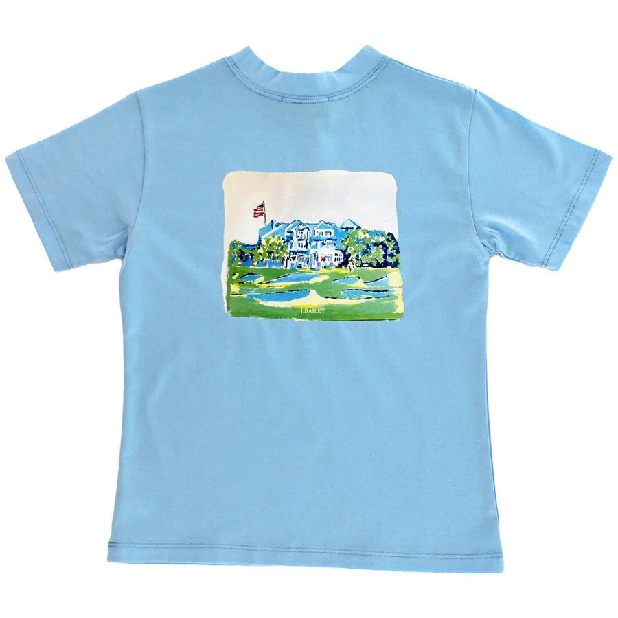 Short Sleeve Logo Tee- Clubhouse on Bayberry
