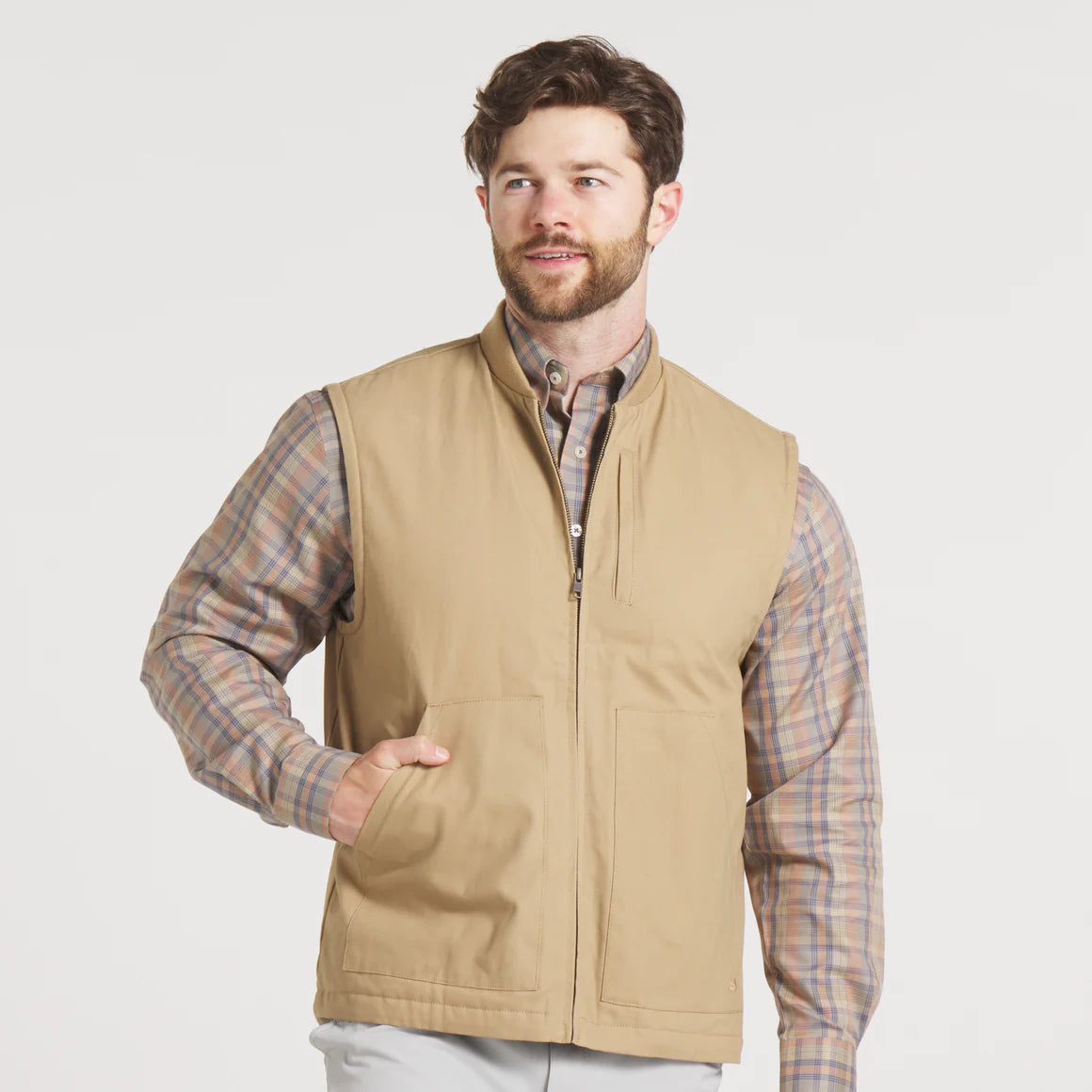 Meadow Bend Rugged Vest - Field Khaki