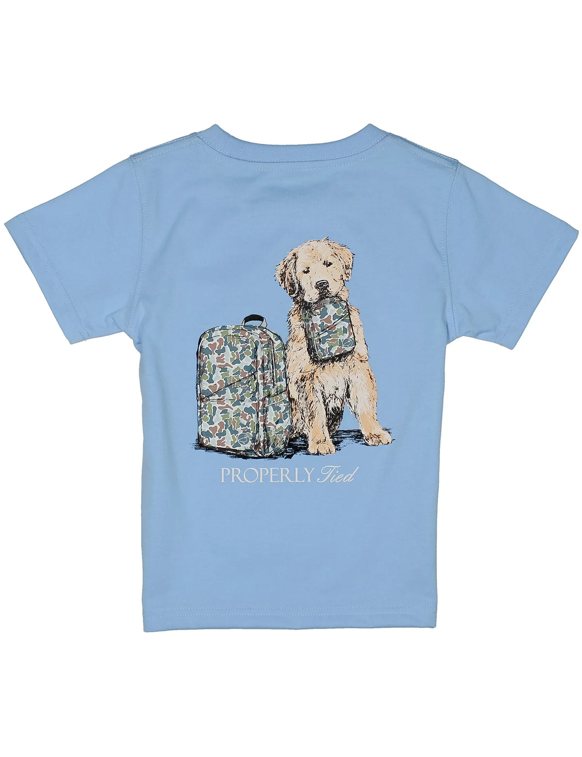 Boys Study Buddy SS- Light Blue