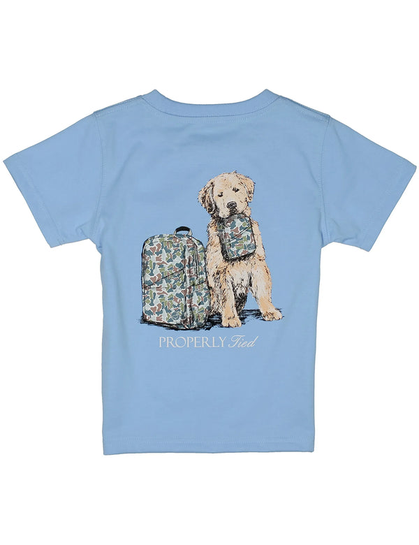 Boys Study Buddy SS- Light Blue