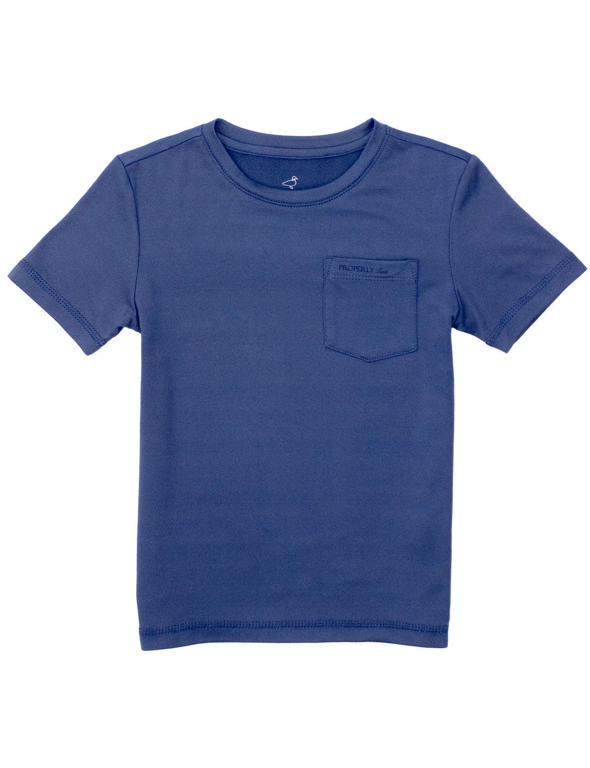 Boys Ravine SS Tee - Dusty Blue