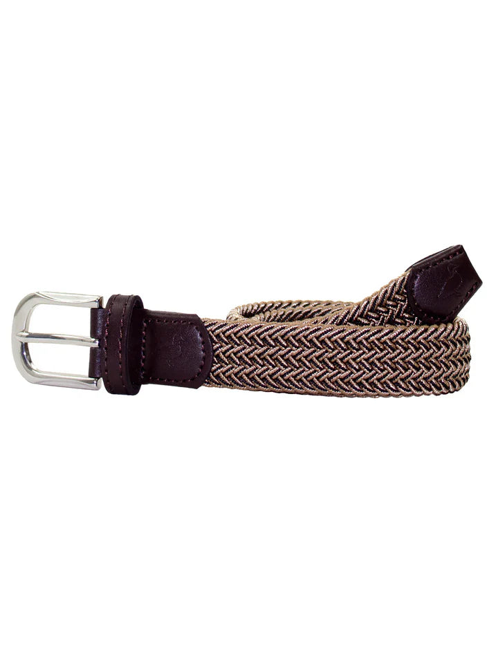 Properly Tied - Boys Country Club Stretch Belt Saddle
