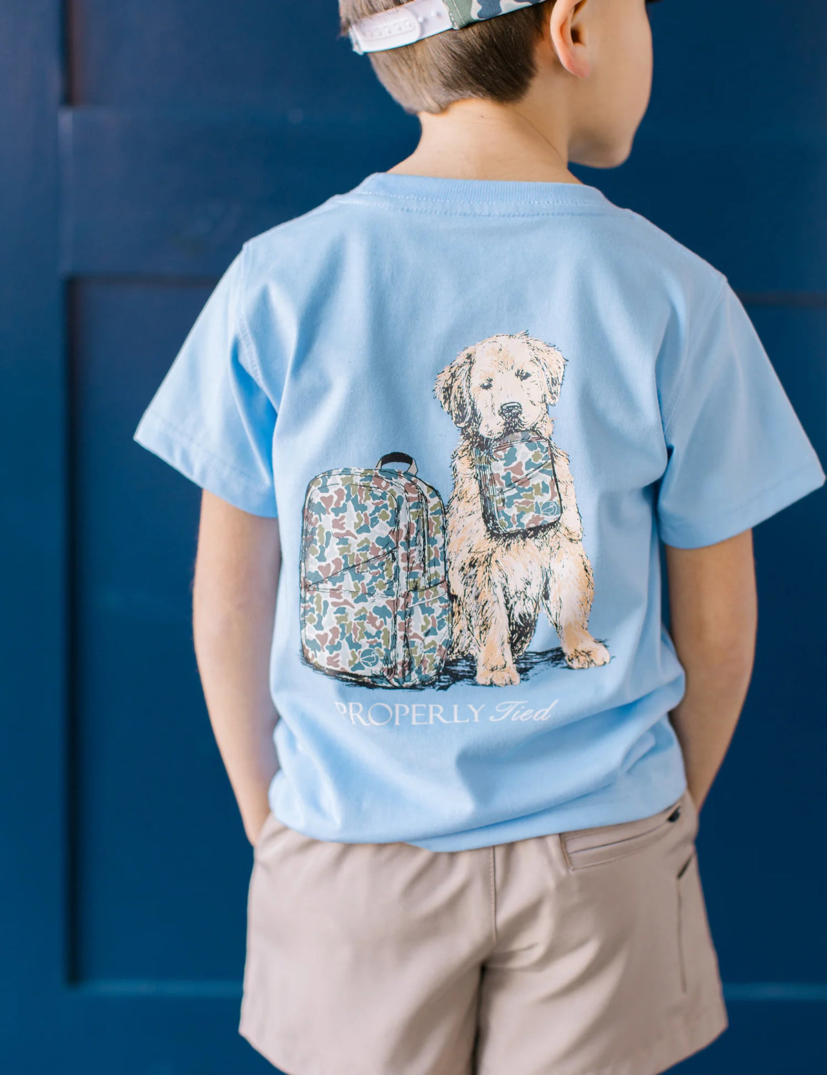 Boys Study Buddy SS- Light Blue