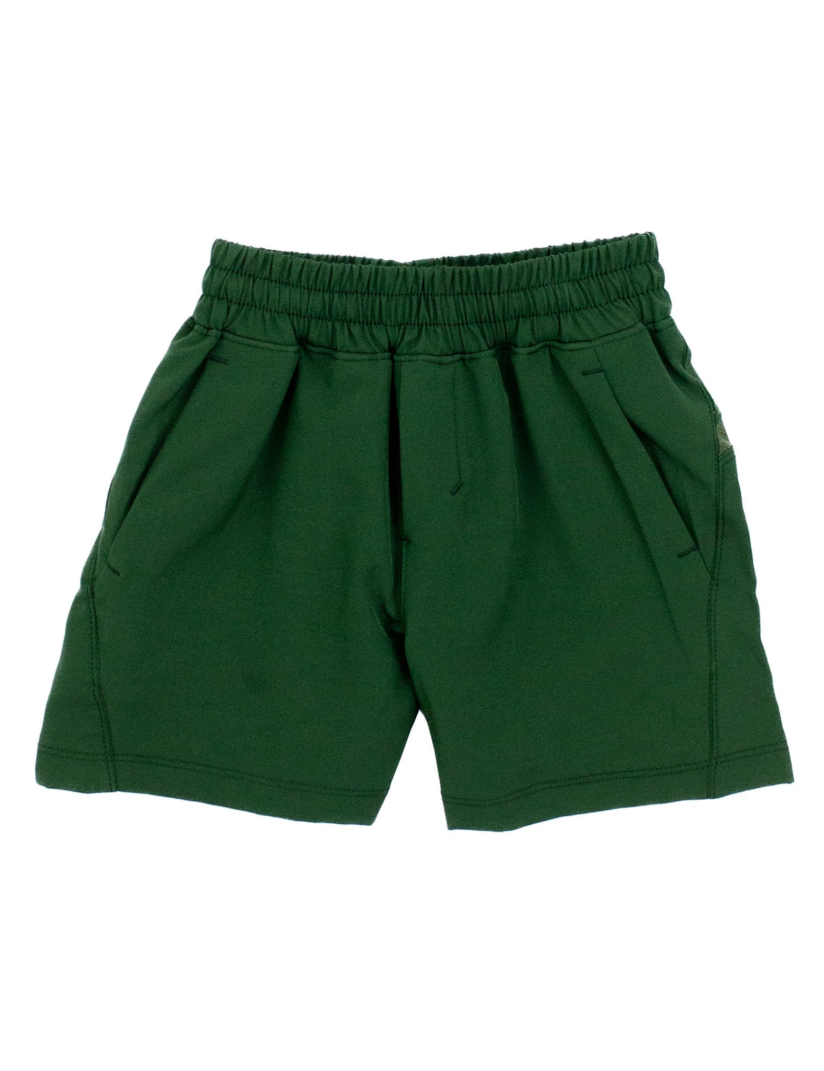 Boys Court Short- Hunter Green