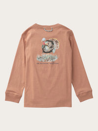 Kid's Long Sleeve Cotton T-Shirt - Turkey