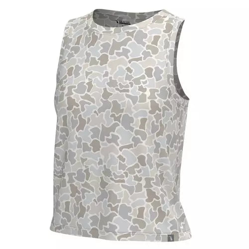 Youth Local Girl Muscle Tank 2.0- Forest Came Saltwater