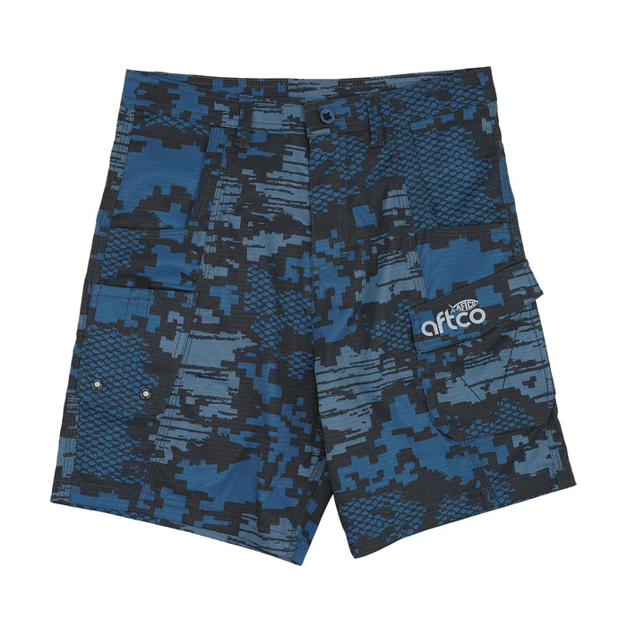 Youth Tactical Shorts- Navy Digi Camo