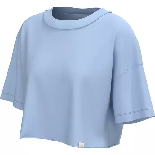Youth Local Girl Boxy Crop T-Shirt- Periwinkle