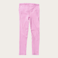Girls' Athletic Legging- Phlox Pink Stripe