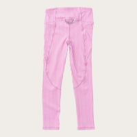 Girls' Athletic Legging- Phlox Pink Stripe