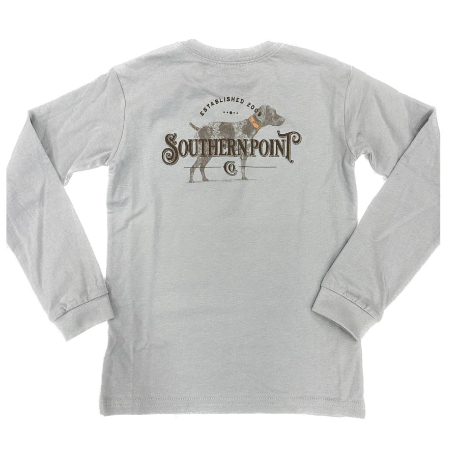 Youth Long Sleeve Signature Pointer Tee