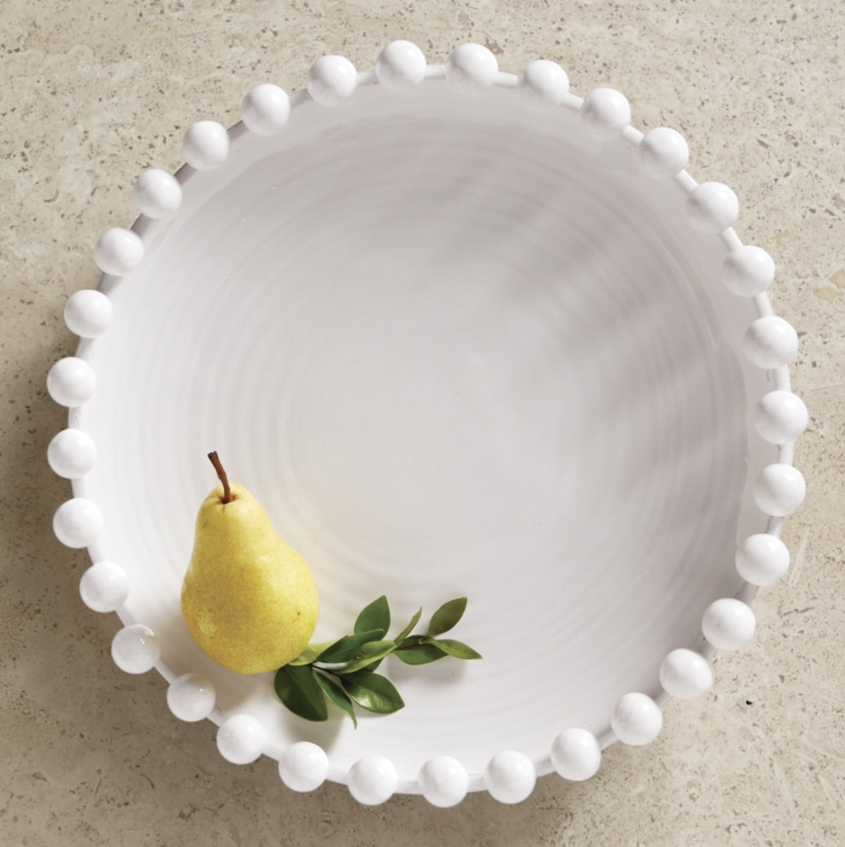 Raised Dotted Rim Platter