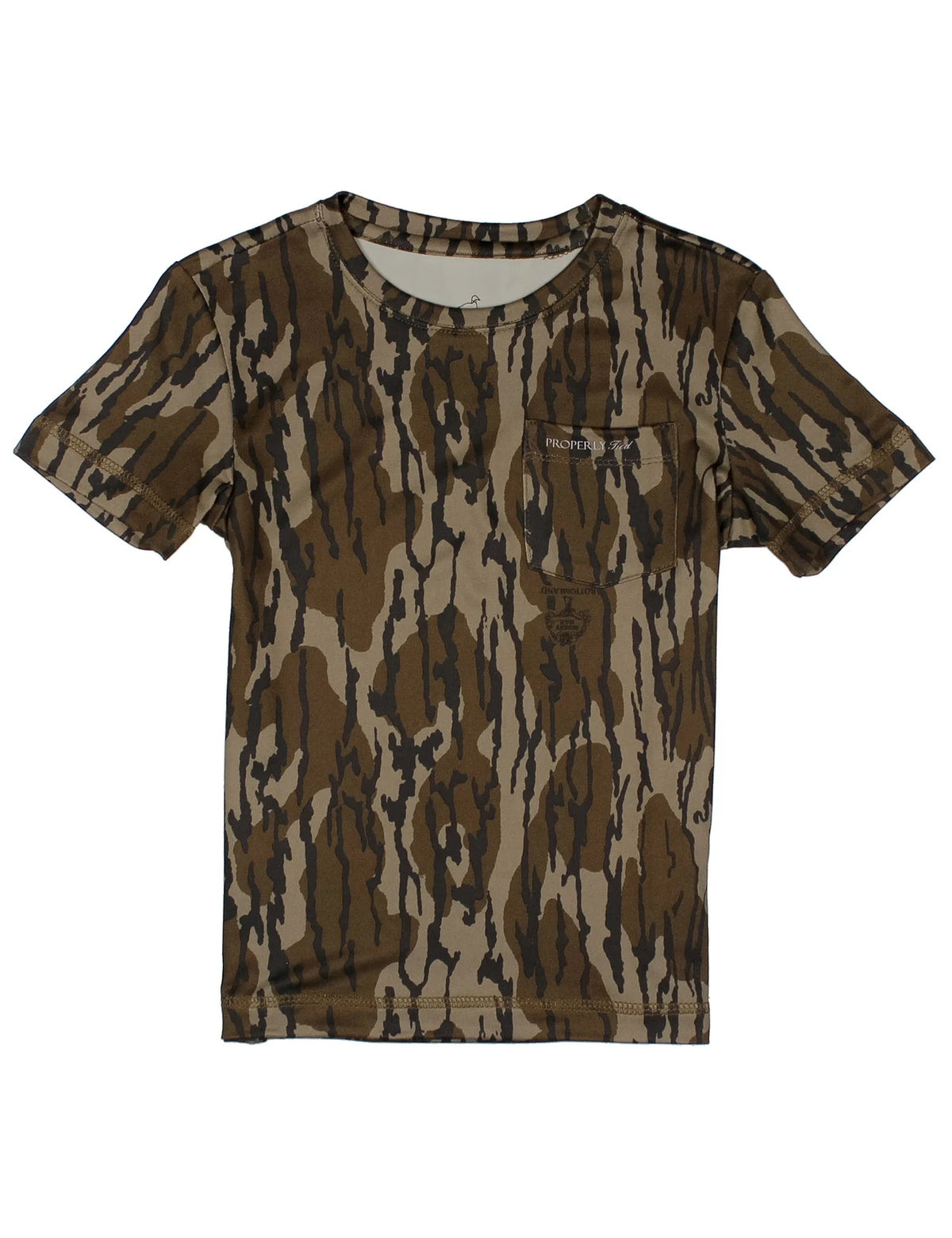Boys Ravine Pocket Tee SS Mossy Oak- Original Bottomland
