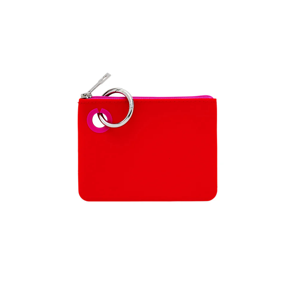 Mini Pouch - Red / Orchid Silicone