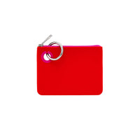 Mini Pouch - Red / Orchid Silicone