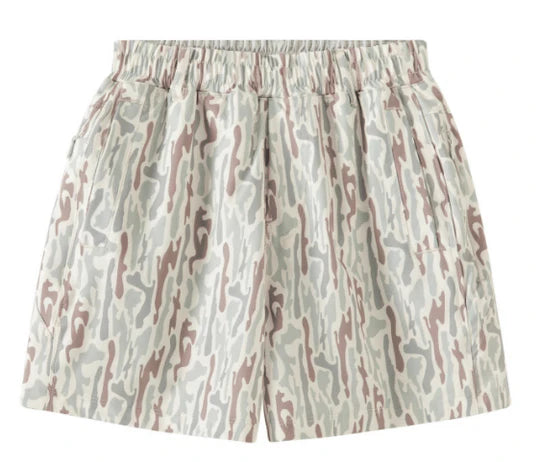 Kids Retro Whitetail Camo Freeballers - Sport Shorts