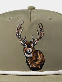 Whitetail Deer Rope Hat- Sagebrush