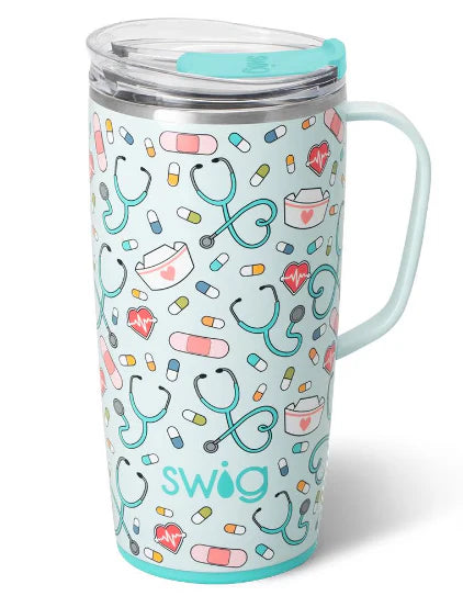 Scrub Life Swig 22oz. Travel Mug