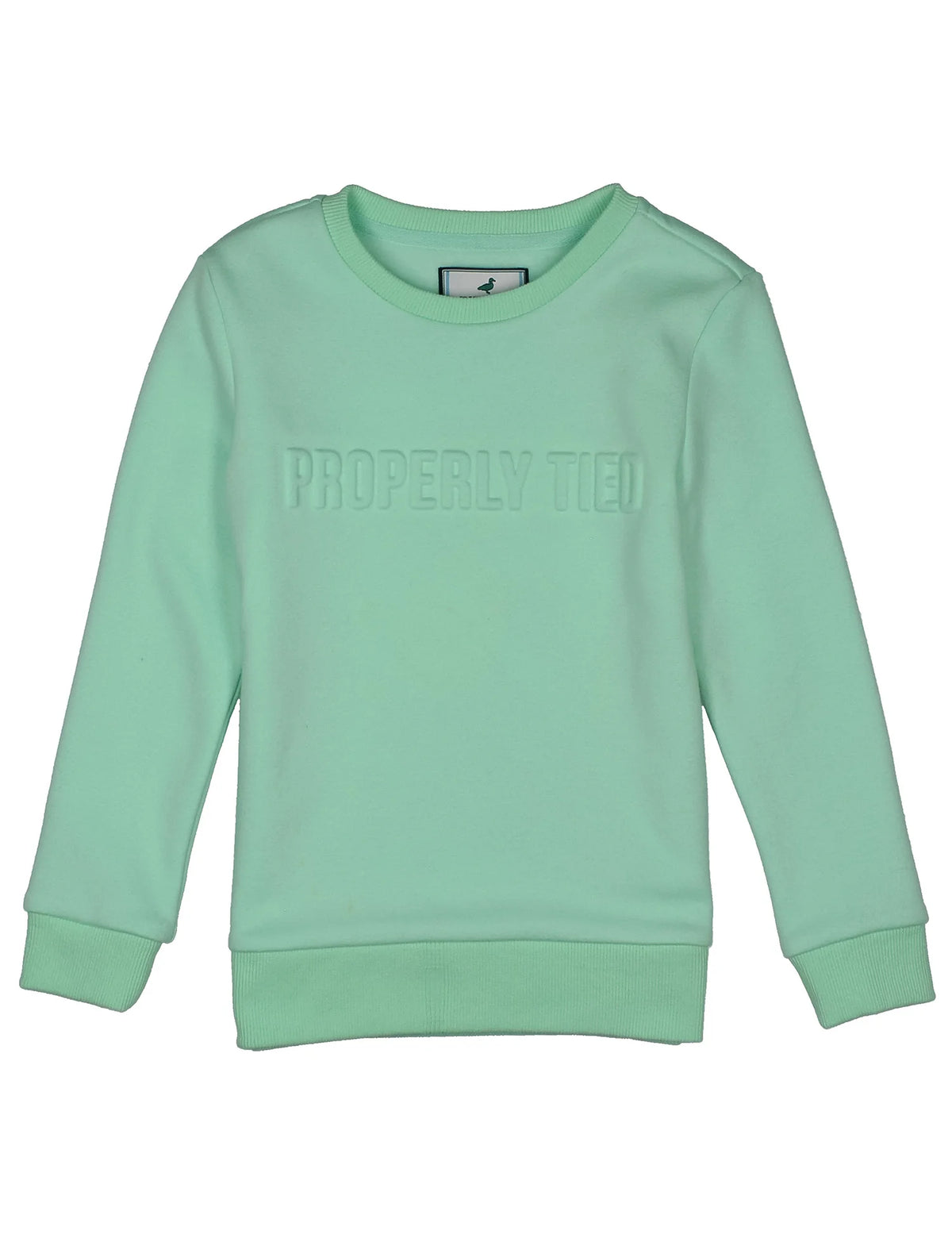 Girls Roxie Sweatshirt- Sea Glass