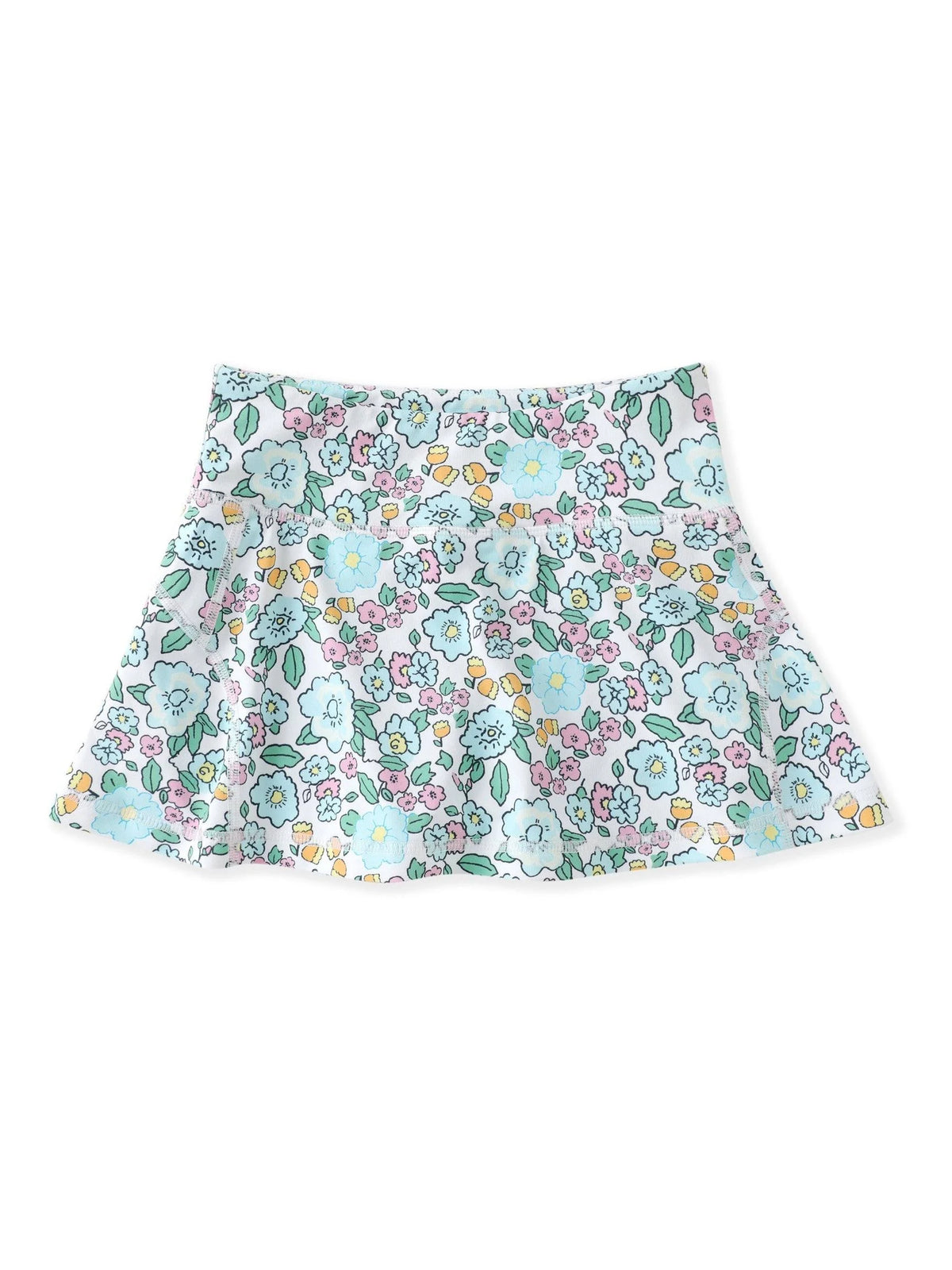 Aqua Bloom Tennis Skort