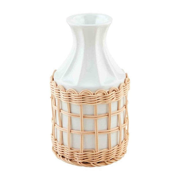 Short Woven Wrapped Vase