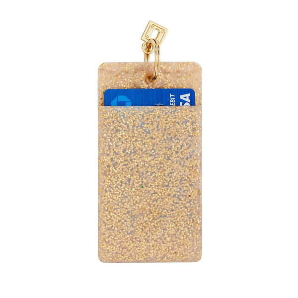 Silicone ID Case - Gold Rush Confetti