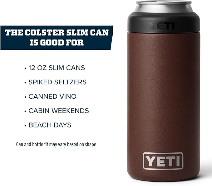 Rambler Colster slim can cooler- Wetland Brown