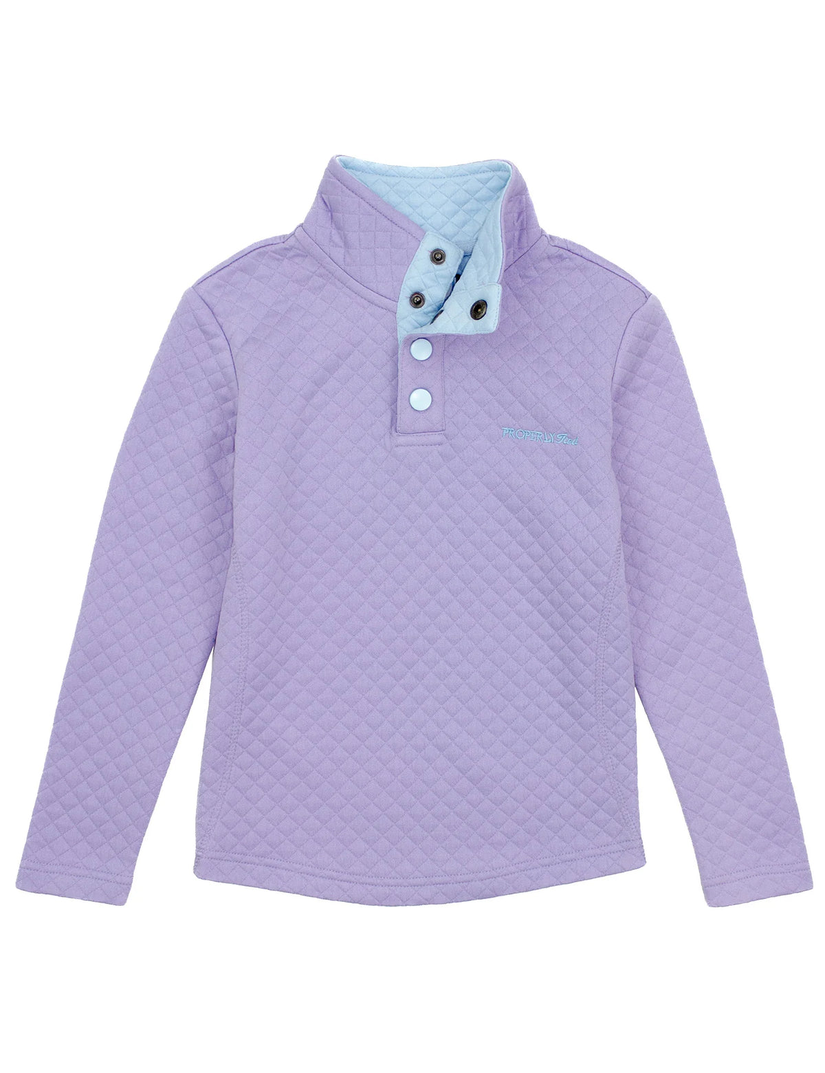 Girls Social Pullover -Purple