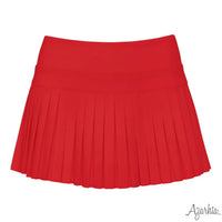 Mini Pleated Skort- Red