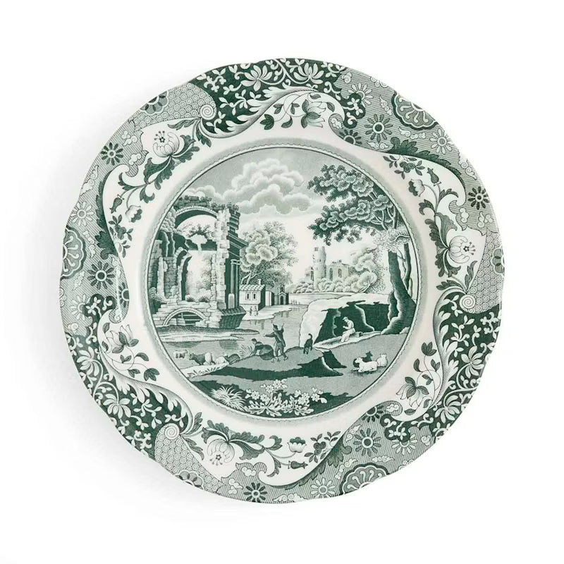 Heritage Green Italian Dinner Plate Green