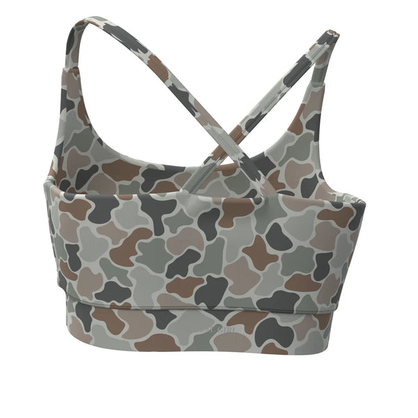 Sports Bra - Forest Camo Flora