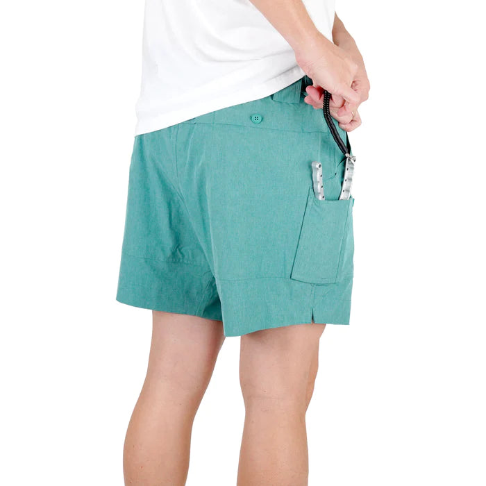 Original Fishing Short STRETCH - Deep Sea Heather