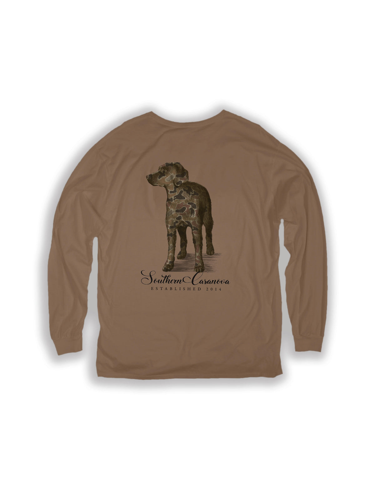 T-Shirt LS - Old Camo Dog