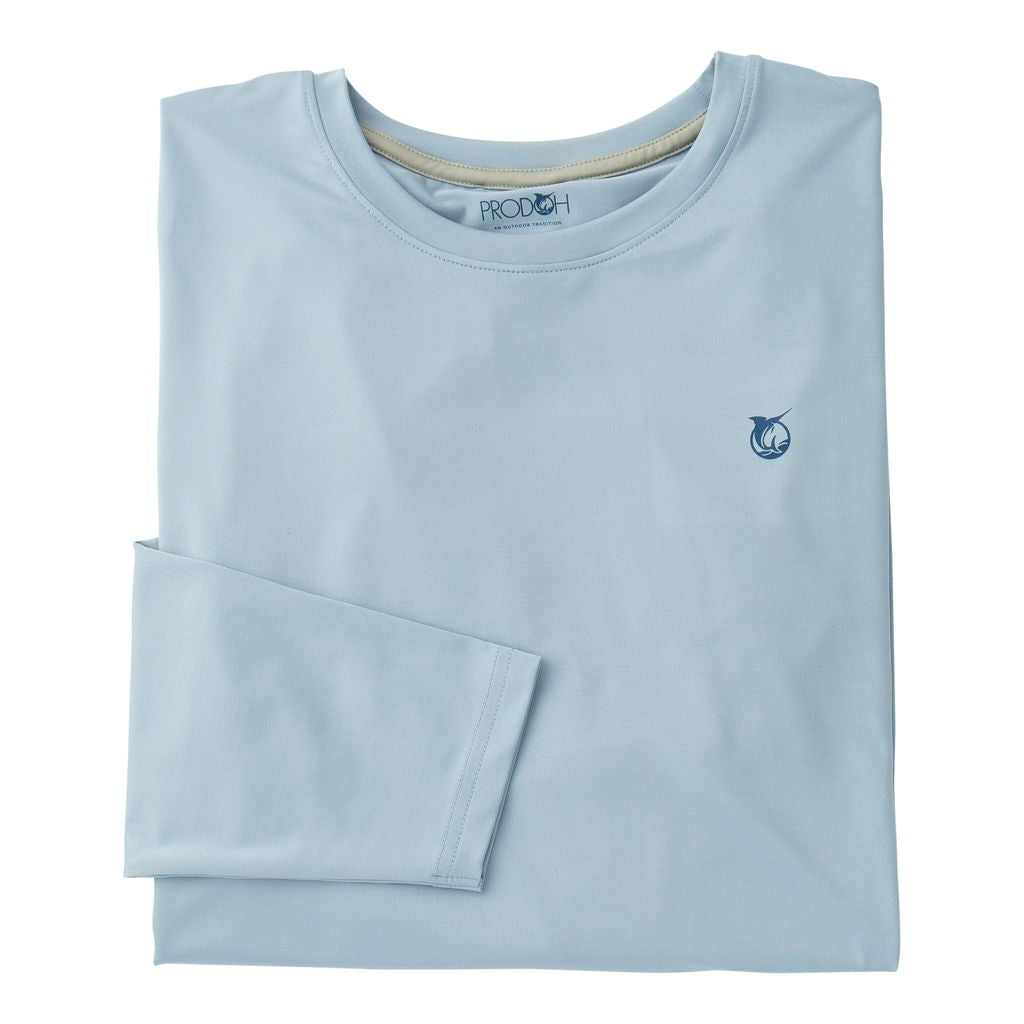 girls L/S Cotton T-Shirt- Cahmere Blue