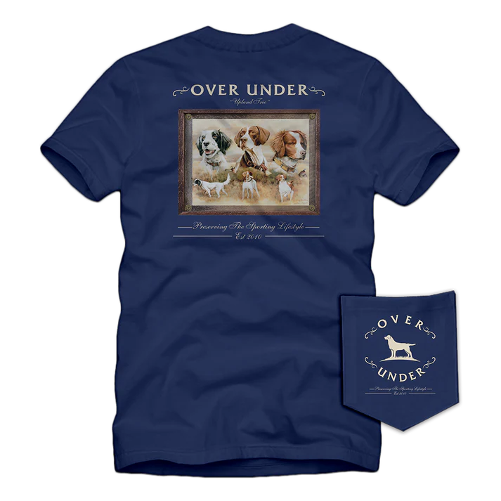 S/S Upland Trio T-Shirt - Navy