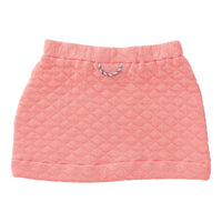 Girls Quilted Skirt- Geranium Pink