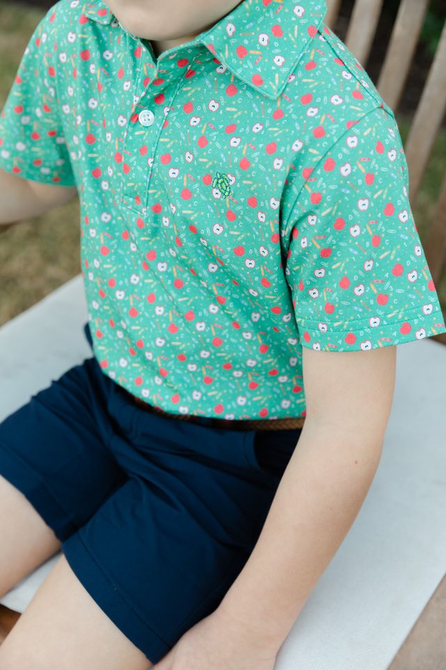 Sport Polo - Back to School on Green