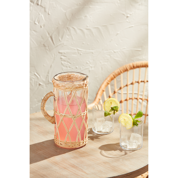 Rattan Glass Pitcher – Yard Master Outdoors