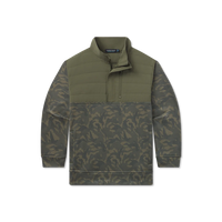 Youth Harris Stretch Pullover - Dark Olive Duck