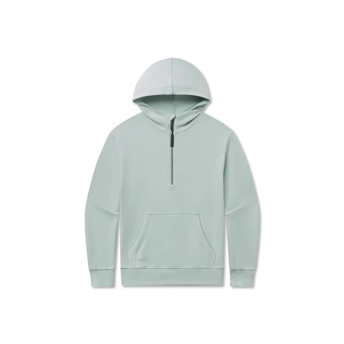 Youth Angie Active Half Zip Hoodie - Seafoam