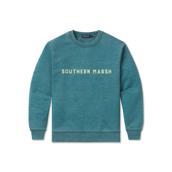 Youth Hatteras Seawash Sweatshirt - Dark Green