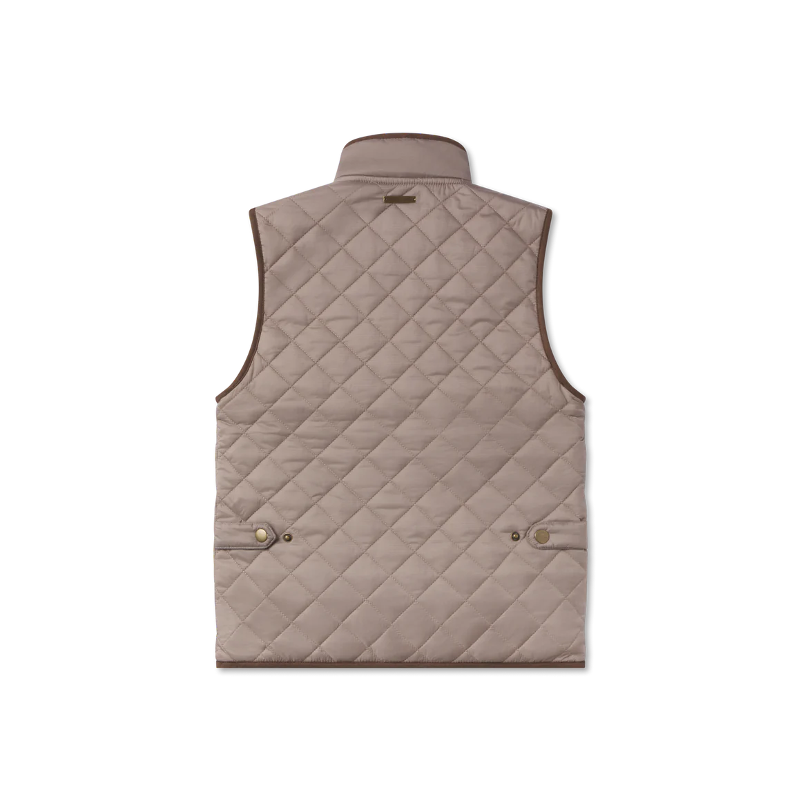 Youth Huntington Quilted Vest - Burnt Taupe