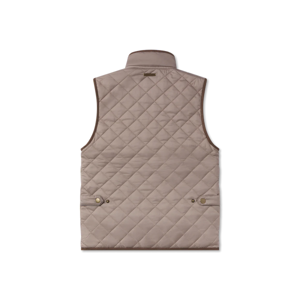 Youth Huntington Quilted Vest - Burnt Taupe