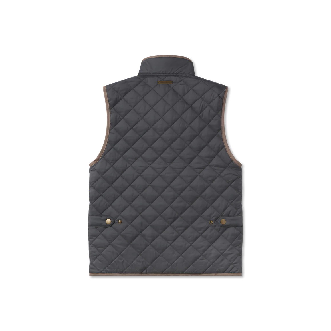 Youth Huntington Quilted Vest - Slate Gray